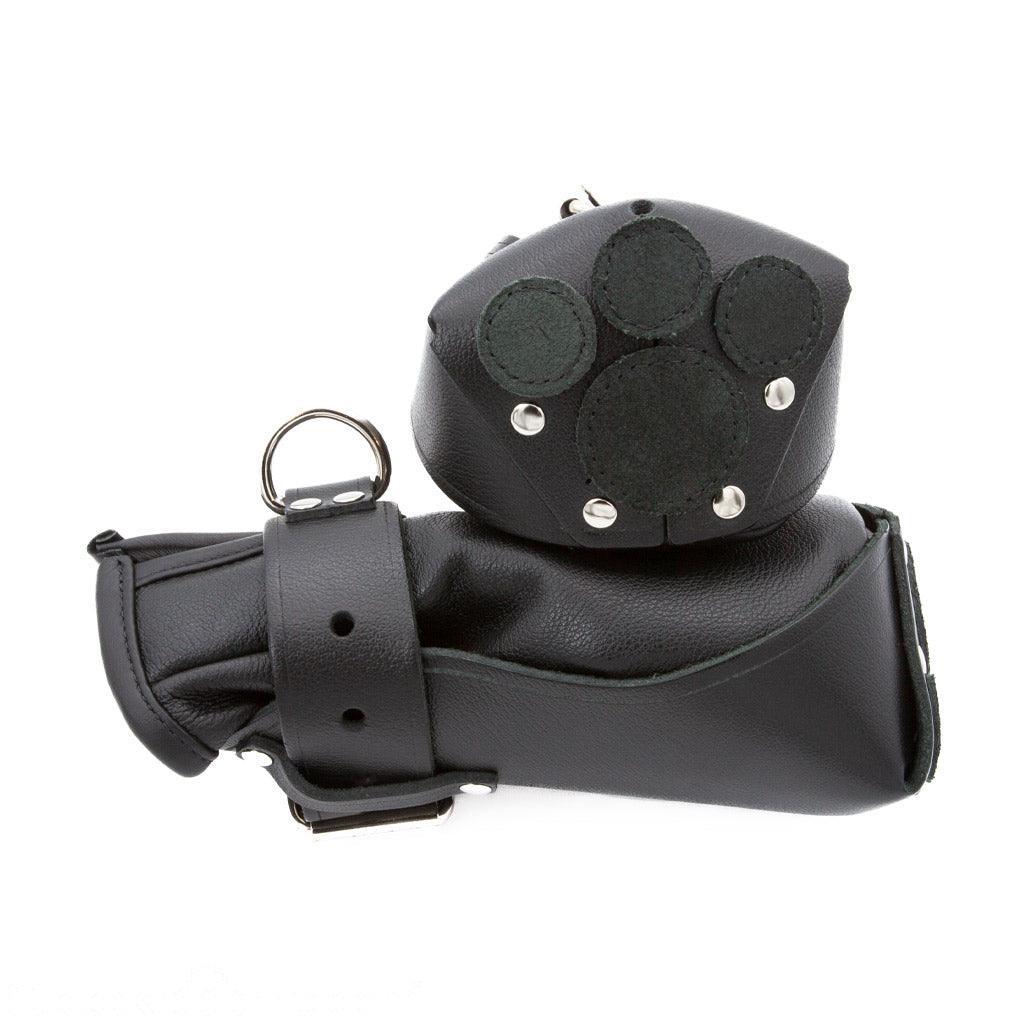 Leather Puppy Paw Fist Mitts - Image 3